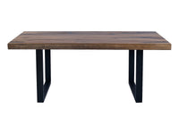 Natural Allure: A captivating Bog Oak coffee table, front view. Embracing the allure of nature with its captivating design, handcrafted from exquisite Bog Oak wood.